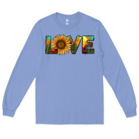 Colony Blue desert sunflower love Long Sleeve Tee - RanaPortraitStore