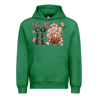Emerald but first coffee floral Urban Hoodie - JahusDesignShop