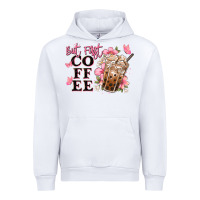 White but first coffee floral Urban Hoodie - JahusDesignShop