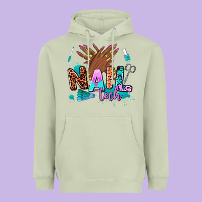 Nail Tech Heavyweight Hoodie Designed By Adodesignshop
