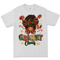 Dove Grey granny claus afro messy bun Premium Tee - texasbilliewilder