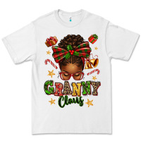 White granny claus afro messy bun Premium Tee - texasbilliewilder