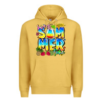 Antique Gold summer time Premium Hoodie - CowhideDigitalArt