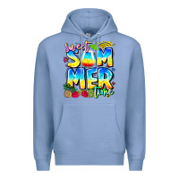 Colony Blue summer time Premium Hoodie - CowhideDigitalArt