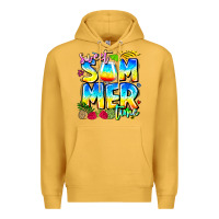 Mustard summer time Premium Hoodie - CowhideDigitalArt