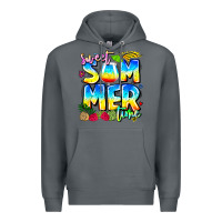 Rock summer time Premium Hoodie - CowhideDigitalArt