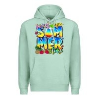 Seafoam summer time Premium Hoodie - CowhideDigitalArt
