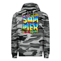 Slate Camo summer time Premium Hoodie - CowhideDigitalArt