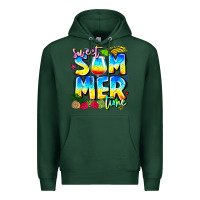 Sports Green summer time Premium Hoodie - CowhideDigitalArt