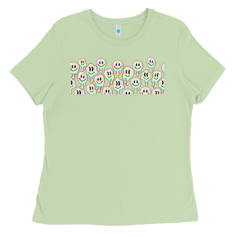 Retro Smiley Faces Ladies Tee by TumblerDesignByShophia | Teevron