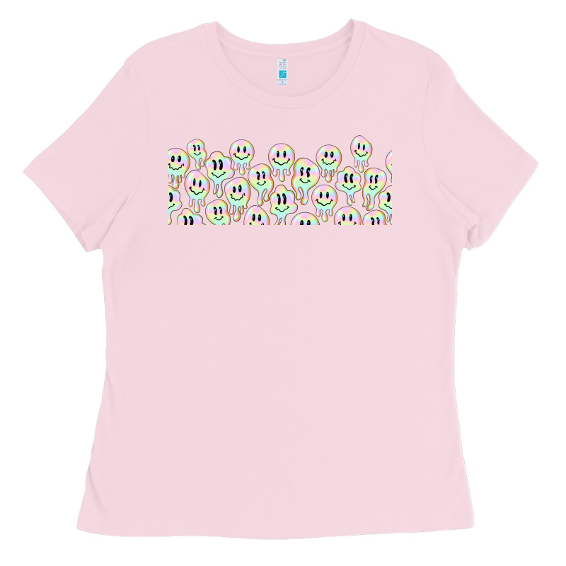 Retro Smiley Faces Ladies Tee by TumblerDesignByShophia | Teevron
