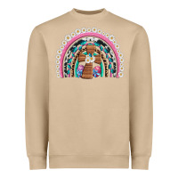 Mushroom easter cross daisy egg rainbow Heavyweight Sweatshirt - Artiststas