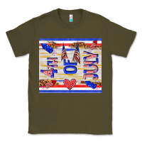 Army Green 4 th of july Classic Tee - TumblerDesignByShophia