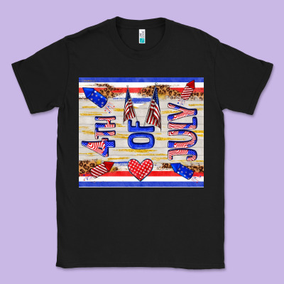 4 Th Of July Classic Tee Designed By Tumblerdesignbyshophia