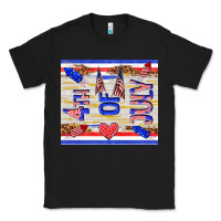 Black 4 th of july Classic Tee - TumblerDesignByShophia