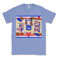 Colony Blue 4 th of july Classic Tee - TumblerDesignByShophia