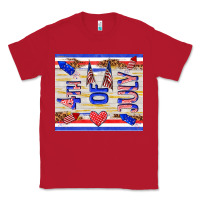 Red 4 th of july Classic Tee - TumblerDesignByShophia