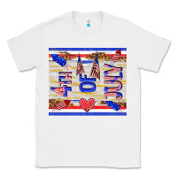 White 4 th of july Classic Tee - TumblerDesignByShophia