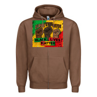 Chestnut juneteenth black lives matter tumbler Zipper Hoodie - BarkalooDesign