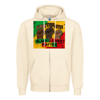 Sandshell juneteenth black lives matter tumbler Zipper Hoodie - BarkalooDesign