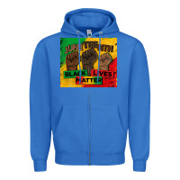 True Royal juneteenth black lives matter tumbler Zipper Hoodie - BarkalooDesign