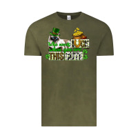 Vintage Olive St. Patrick's cat who needs luck when you are this Vintage Tee - CowGirlArtShop