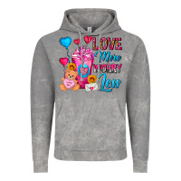 Cloud Rock Love More Worry Less Valentines Day Cold Drink Vintage Hoodie - FaDigitalArtStudio