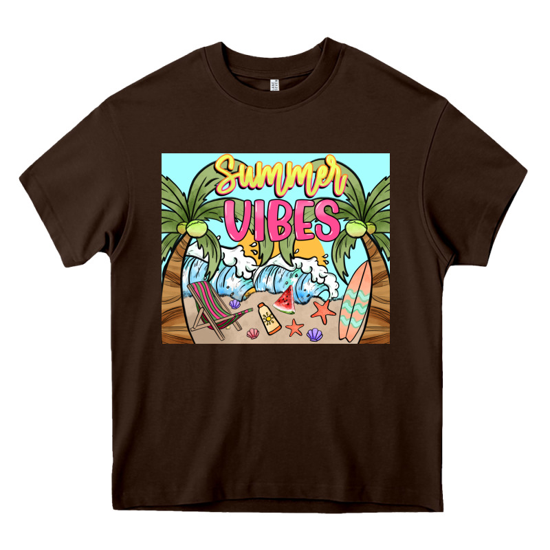 Summer Vibes Heavy Core Tee by NancyCooperArtShop | Teevron