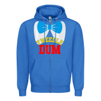 True Royal tweedle dee dum funny matching halloween costume for couples premium t Zipper Hoodie - maiPhamDesign