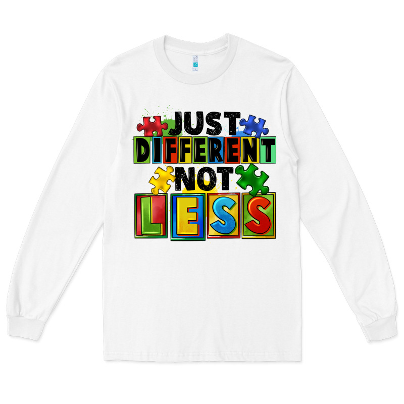 Just Different Not Less Long Sleeve Tee by FaDigitalArtStudio | Teevron