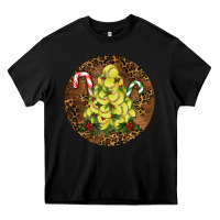 Black Softball Leopard  Christmas Heavy Core Tee - RanaPortraitStore