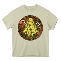 Mossy Softball Leopard  Christmas Heavy Core Tee - RanaPortraitStore