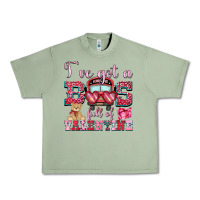 Oil Green i've got a bus full of valentine Urban Heavy Tee - OliviaCreatesArt