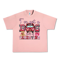 Salmon i've got a bus full of valentine Urban Heavy Tee - OliviaCreatesArt