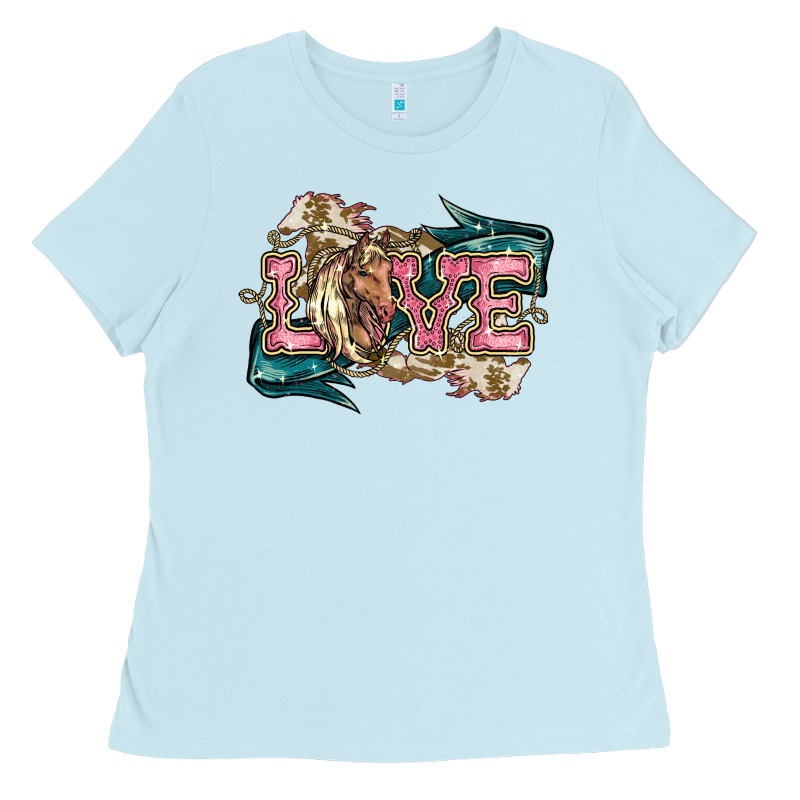 Love Horse Ladies Tee by HowdyJamesFarm | Teevron
