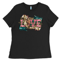 Black Love Horse Ladies Tee - HowdyJamesFarm