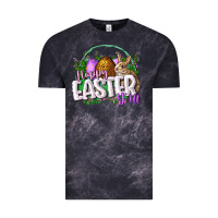 Cloud Black happy easHappy Easter y'all Easter Day Vintage Tee - CowGirlArtShop