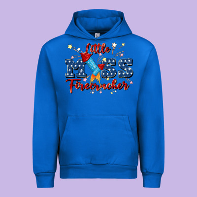 Little Miss Firecracker Urban Hoodie Designed By Jahusdesignshop