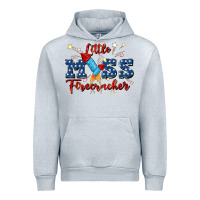 Heather Grey little miss firecracker Urban Hoodie - JahusDesignShop