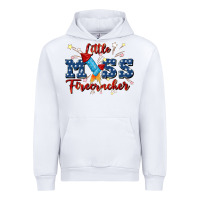White little miss firecracker Urban Hoodie - JahusDesignShop