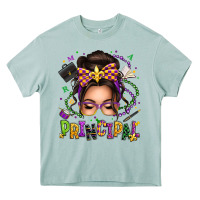 Arona mardi gras principal caucasian messy bun Heavy Core Tee - texasbilliewilder