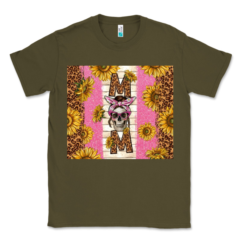 Skull Mom Sunflowers Classic Tee by TumblerDesignByShophia | Teevron