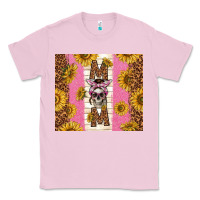 Bubblegum Pink skull mom sunflowers Classic Tee - TumblerDesignByShophia