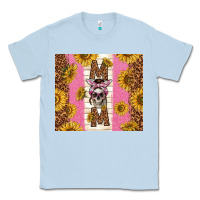 Dusty Blue skull mom sunflowers Classic Tee - TumblerDesignByShophia