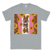 Heather Grey skull mom sunflowers Classic Tee - TumblerDesignByShophia