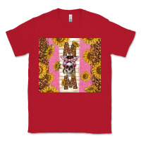 Red skull mom sunflowers Classic Tee - TumblerDesignByShophia