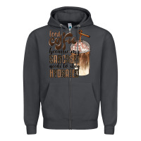 Smoke iced coffee because my sarcasm needs to stay hydrated Zipper Hoodie - BarkalooDesign