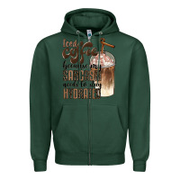 Sports Green iced coffee because my sarcasm needs to stay hydrated Zipper Hoodie - BarkalooDesign