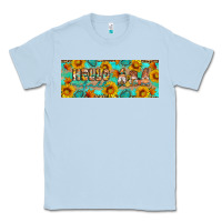 Dusty Blue Hello fall gnomes Classic Tee - Artiststas