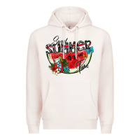 Pale Pink sweet summer time Premium Hoodie - CowhideDigitalArt